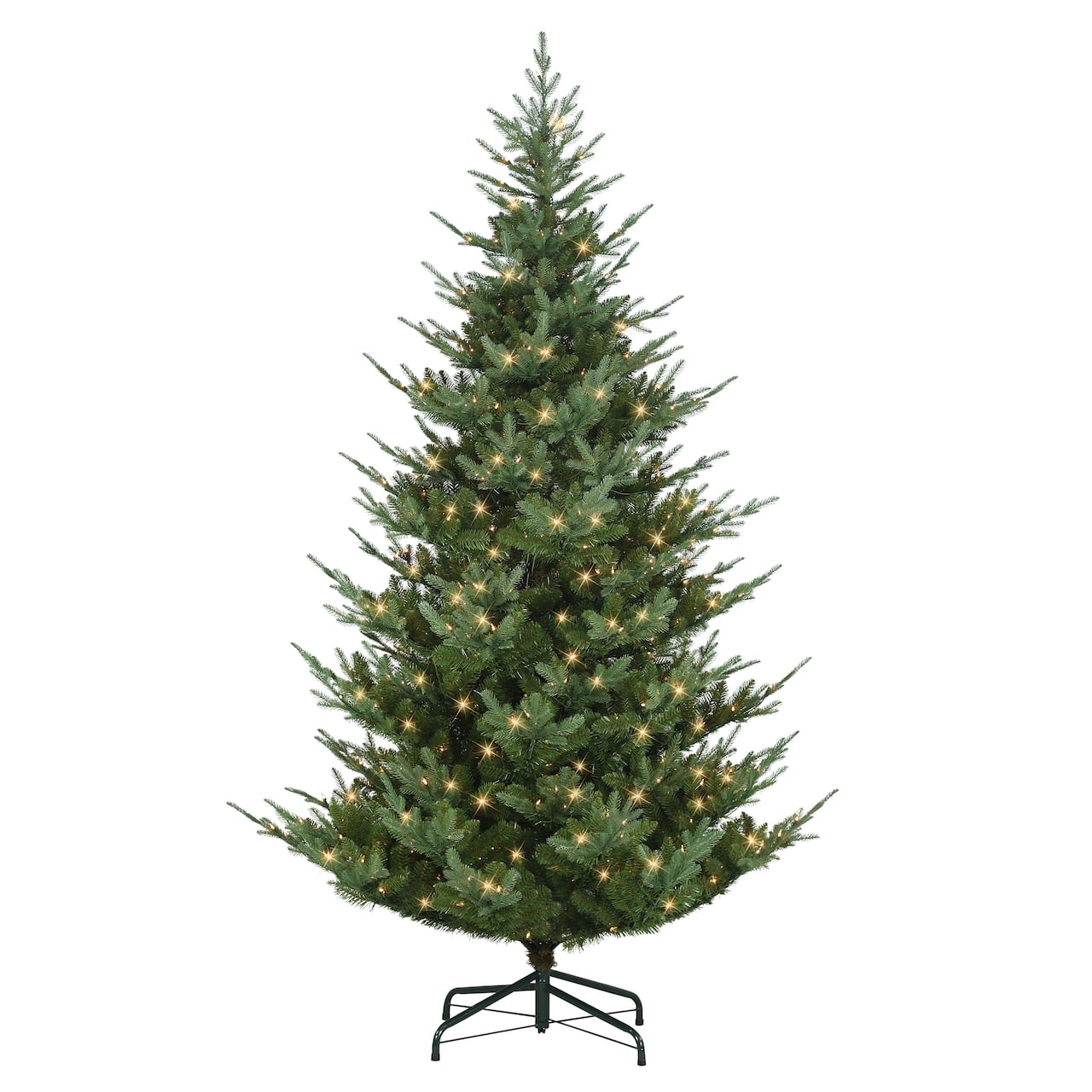 9ft. Pre-Lit Hillside Spruce Artificial Tree, Clear LED Lights